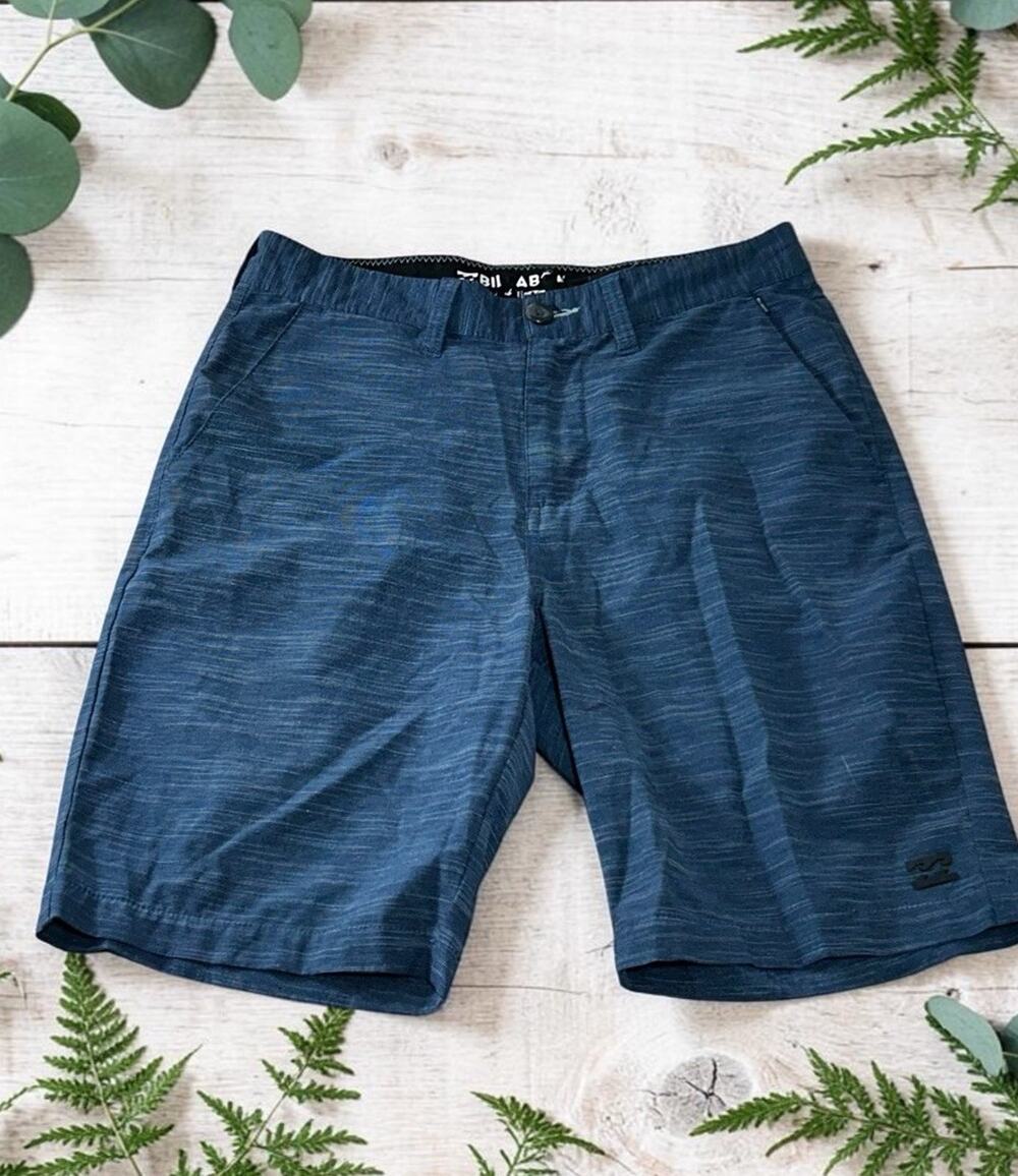 Billabong Crossfire Submersibles 19" Hybrid Shorts Men's Sz 29 Navy Blue Short